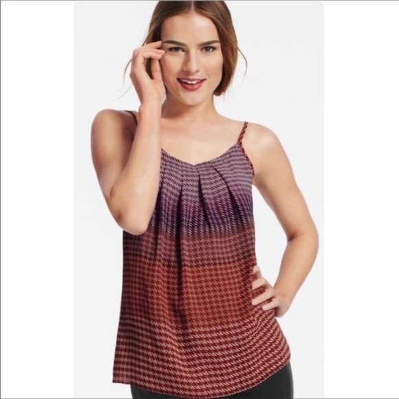 CAbi Tops - CAbi Houndstooth Pleated Cami